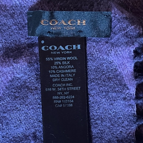 Coach
Black Violet Signature C Wool Silk Cashmere
Scarf/Wrap - Picture 5 of 8